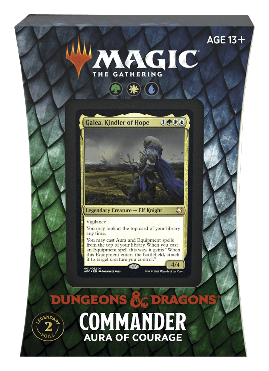 Adventures in the Forgotten Realms Commander Deck - Aura of Courage