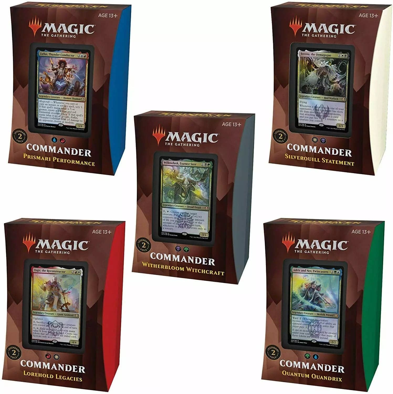 Strixhaven: School of Mages Commander Deck Set (5)