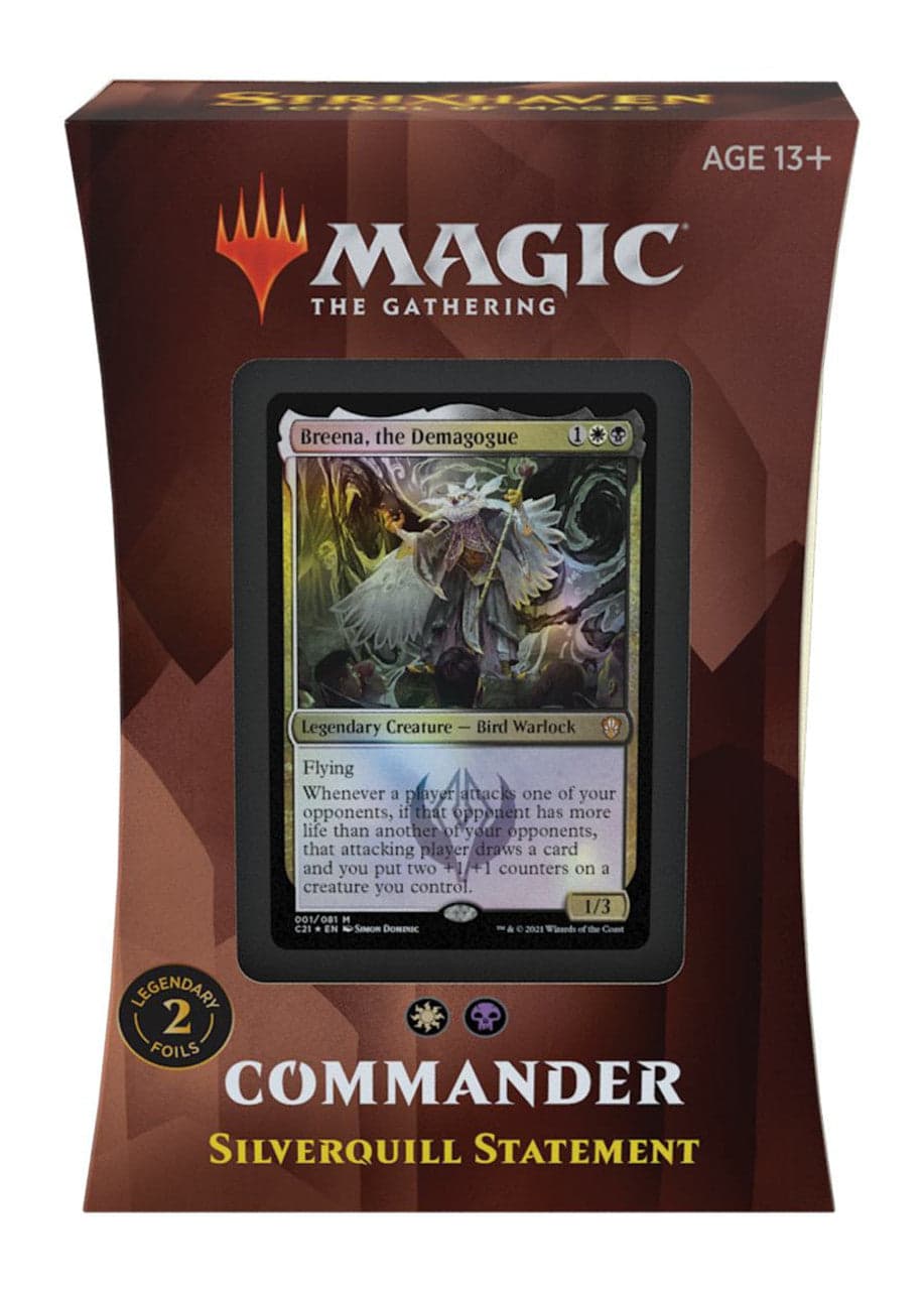 Strixhaven: School of Mages Commander Deck - Silverquill Statement